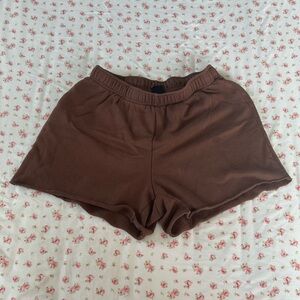 PACSUN Chocolate Brown Women's Sweat Shorts
